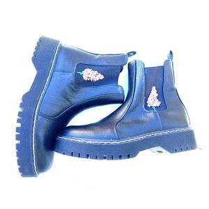 Women's SINCERELY JULES Chelsea boots chunky boots black ankle comfortable 8.